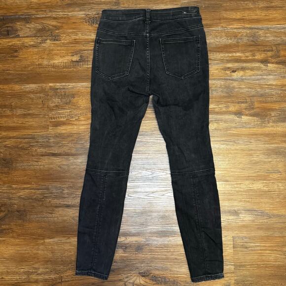 Anthropologie Pilcro and the Letterpress Ankle zip high-rise denim legging SZ 28 - Picture 2 of 13